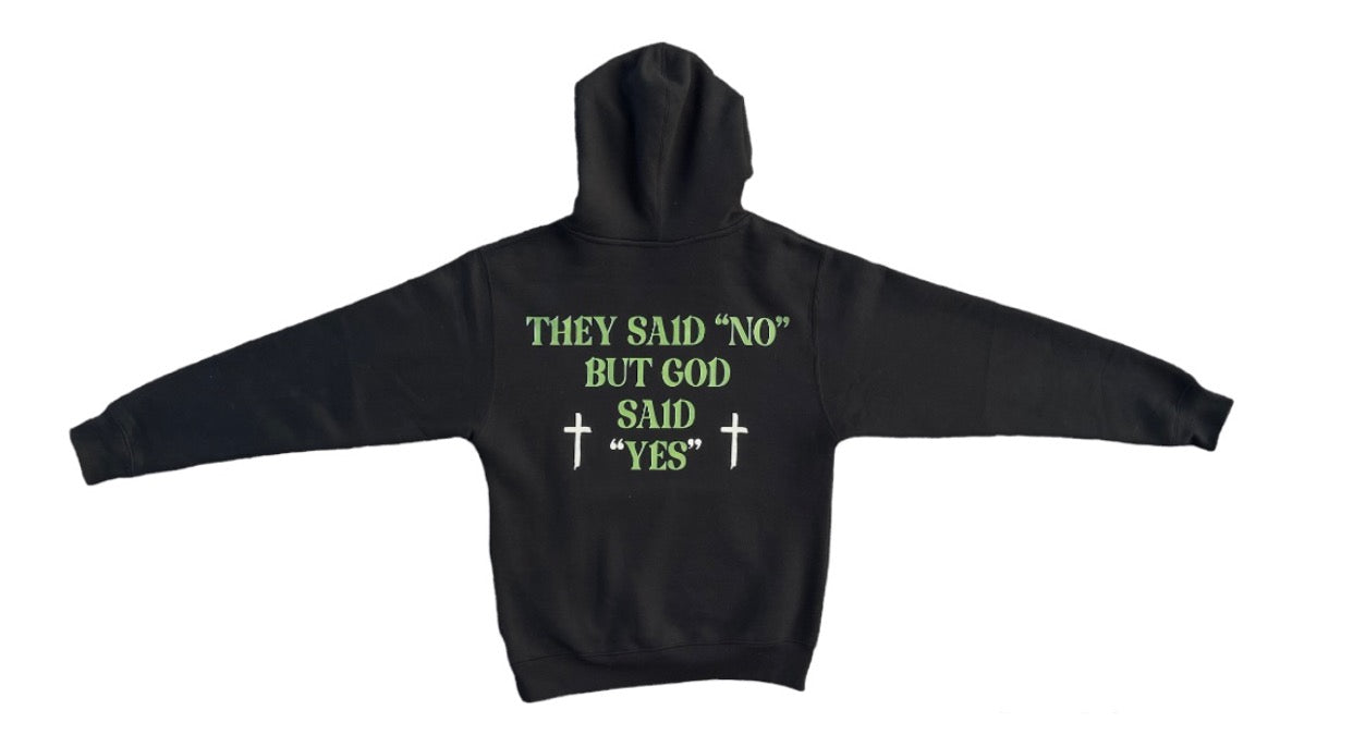 CAMO "GOD SAID YES" HOODIE